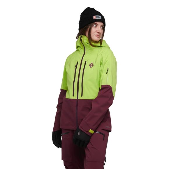 Black Diamond Recon Lt Stretch Shell - Women's Small Aloe Blackberry NEW $449 - Picture 2 of 8